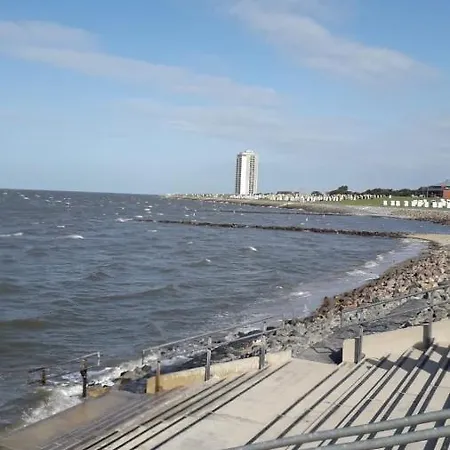 Fewo Schroeder - Bude 63A Mit Strandkorb Am Meer - Inklusive Bettwaesche דירה Westerdeichstrich